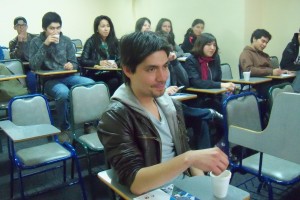 Diego Romero, profesor de matemática del Óscar Castro Zúñiga y ex-alumno IMA 