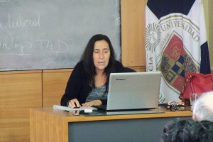 Académica María Rita Otero (UNCPBA) en la última etapa de su cursillo