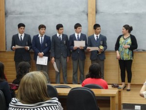 Alumnos galardonados del Colegio Rubén Castro