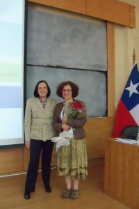 Dra. María Trigueros en una de las actividades de su estadía 