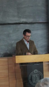 Ignacio Muga, director del IMA PUCV, presenta discurso inaugural 