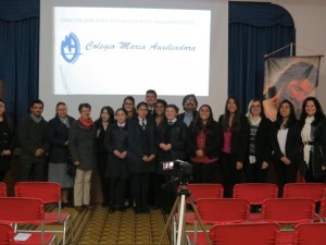 Profesoras en Formación- Práctica Intermedia exponen "Aprendizajes Profesionales" en Colegio María Auxiliadora